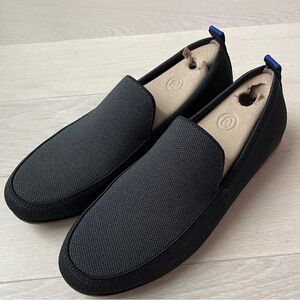 Rothys Men's 9 Ravello Stone Black Loafers